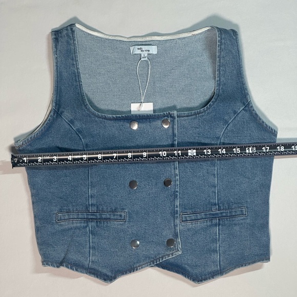Blue Denim Vest - Picture 5 of 5